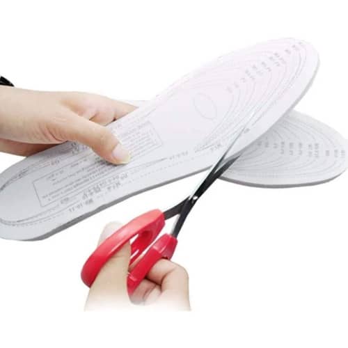 Memory Foam Insoles White 1 Pair Unisex Shoe Pad Insoles