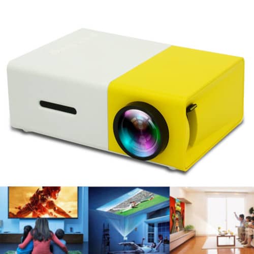 HD Portable Home LED Projector Pocket Mini Projector Home Theater