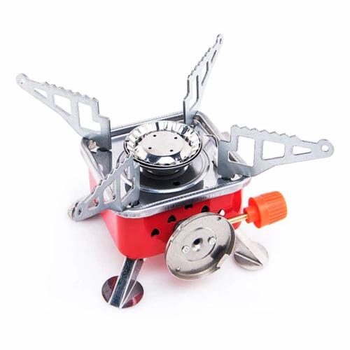 Gas Stove Camping Stove Square Gas Butane Burner Camping Picnic Folding Stove