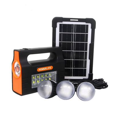 Solar Lighting Kit Support LED Bulbs