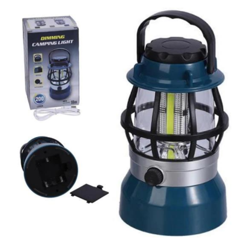 Led Light Emergency Dimmable Lantern Rechargeable Solar Lamp Camping