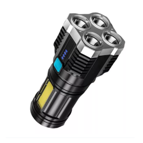 Super Bright LED Light Usb Charge Flashlight 4 Core