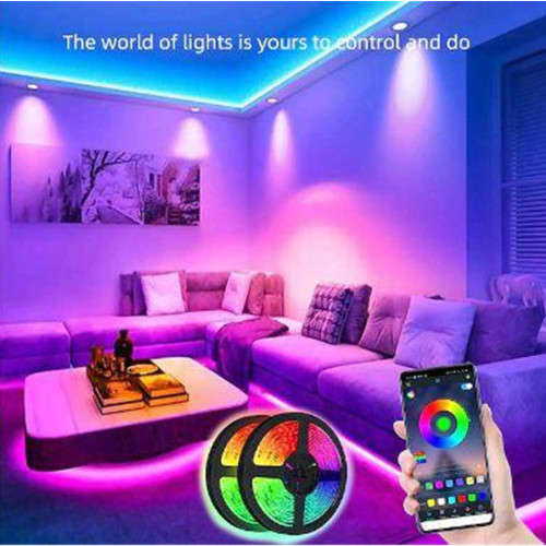 12V Bluetooth LED Strip Light 5050-18RGB 5M with Remote Control