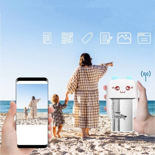 Portable Printer Mini Pocket Wireless Bluetooth Thermal Printers