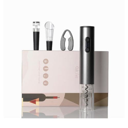 Electric Wine Opener Gift Set With Charging Base