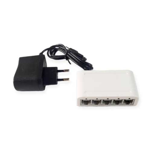 5 Port Ethernet Switch 10 to 100Mbps