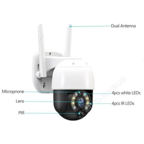 Solar Powered Wireless Cloud Security Camera 3MP