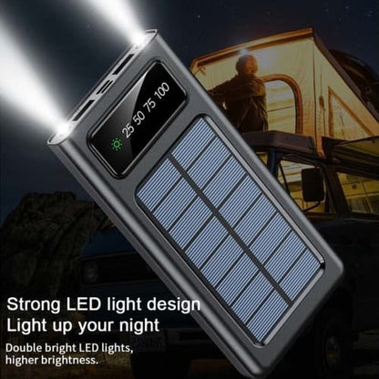 Solar Mobile Power Bank Portable Power External Battery Charger