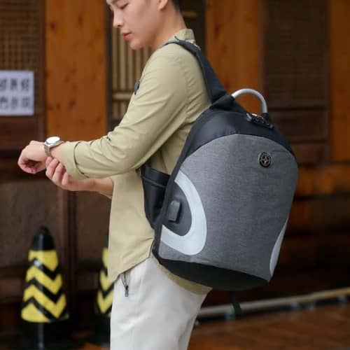 Anti-theft Laptop Backpack Waterproof Racksack with USB