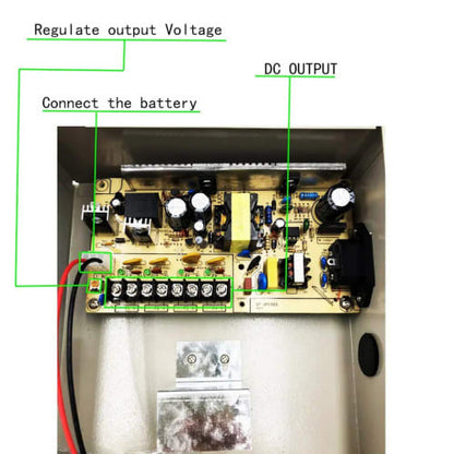 Uninterruptible power supply DC12V power supply 5A 4-channel output access control ups