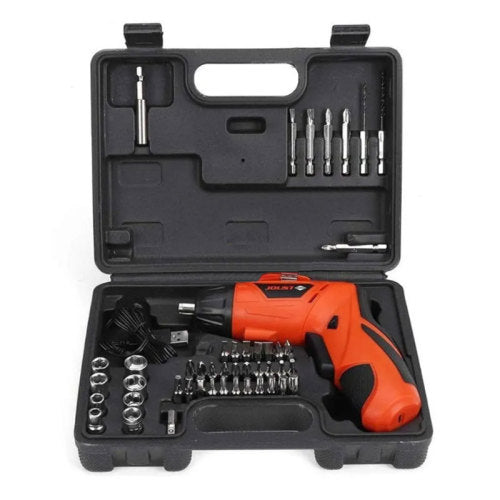 Household Hand Electric Drill Repair Tool Set USB Cable Rechargeable Combination Kit Toolbox