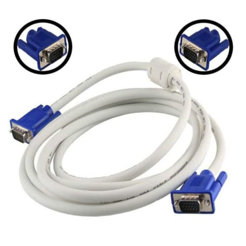 10M 15 Pin Male to Male VGA 3+4 Cable