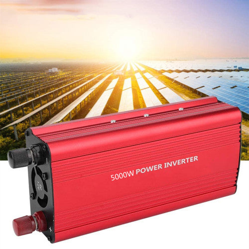 Power Inverter5000W Voltage Converter Red