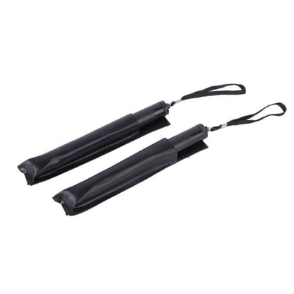 Self-defense Stick Black Three-section Stick Telescopic Stick With Storage Bag