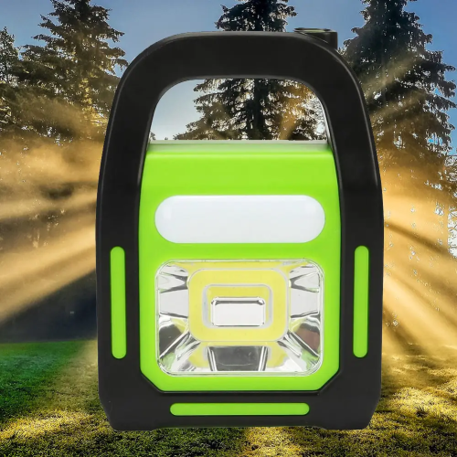 Hand Lamp Solar-Powered LED Lamp With 3 Lighting Modes With USB Charging