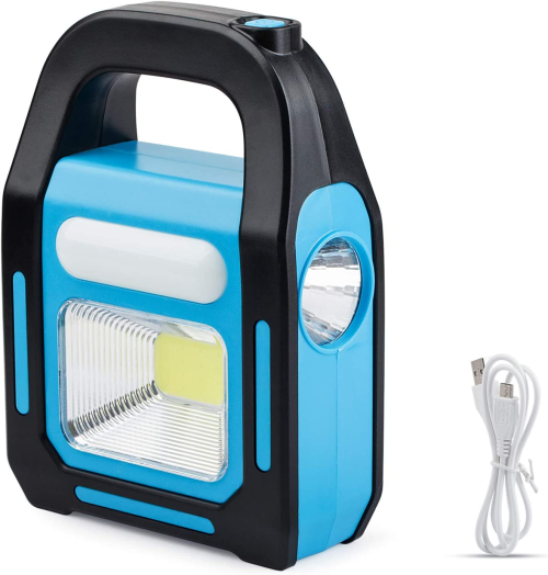 3 IN 1 Solar USB Rechargeable Brightest COB LED Camping Lantern