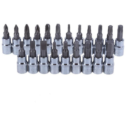 46pcs 1/4-Inch Socket Set Car Repair Tool Ratchet Wrench Combo Tools Kit Auto Repairing