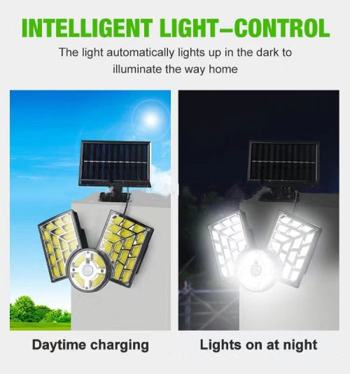 16COB Solar Induction Adjustable  Street Light with Remote Control