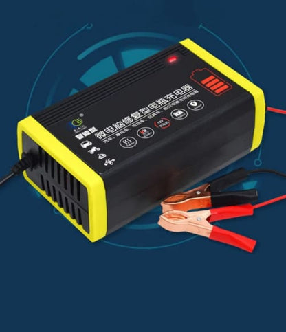 Car and motorcycle battery charger microcomputer repair type battery charger