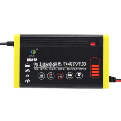 Car and motorcycle battery charger microcomputer repair type battery charger