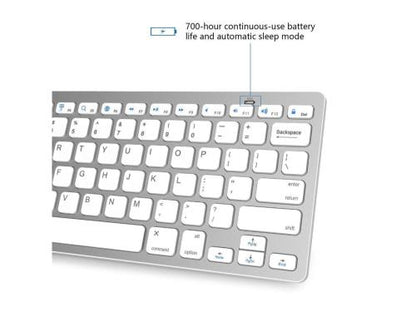 K33 Bluetooth  Keyboard Ultra  Slim for iOS  Android Windows  Mac OS PC Tablet  Smartphone