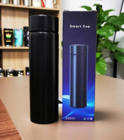 New stainless steel screen smart thermos bottle