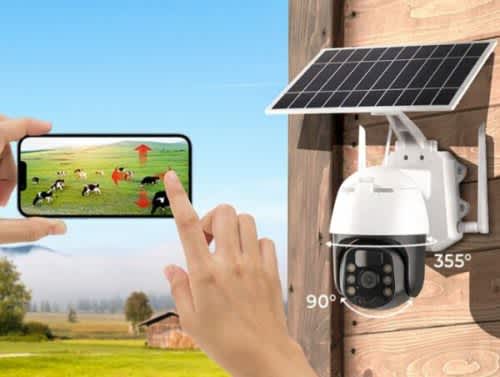 I-Cam+ 4G Intelligent  Solar Powered Alert  PTZ Camera