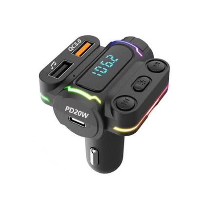 Multifunctional Wireless Car RGB MP3 Player PD 20W