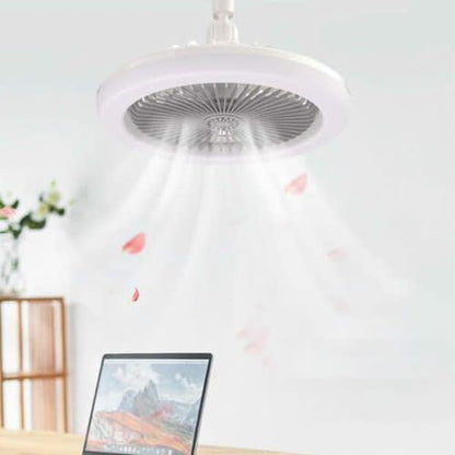 360° Rotation LED Ceiling Light with Fan 6500K