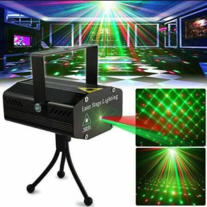 Speaker LED Small Stage Lighting Projector with USB Port