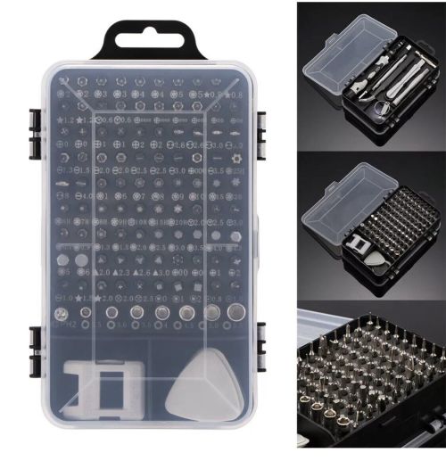 Screwdriver Set 115 Jewelers Watch Jewelry Eyeglass Repair Tools Precision Micro