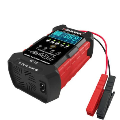 KONNWEI RC-10 12V 10A & 24V 5A Smart Car Battery Charger Battery