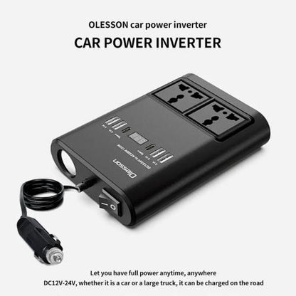 Multifunctional Travel Global Universal 150W Car Inverter Socket Plug Converter