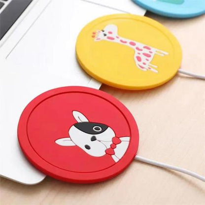 Cartoon Silicone Heating Coaster