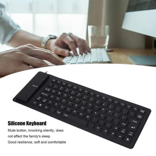 USB Soft Silicone Flexible Keyboard