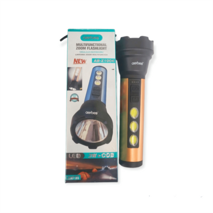 AB-Z1004 Zoom Flashlight 3W+COB