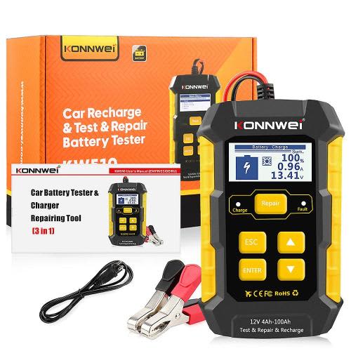 KONNWEI Car Recharge &Test&Repair Battery Tester KW510