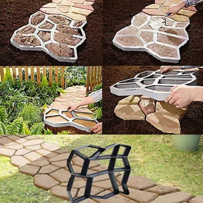 Floor Tiles, Cement, Granite Plastic Molds Pastoral Concrete Paving Molds