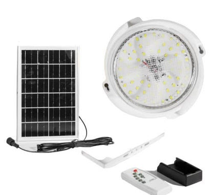 Solar Powered Ceiling Light With Solar Panel And Remote Control 40W