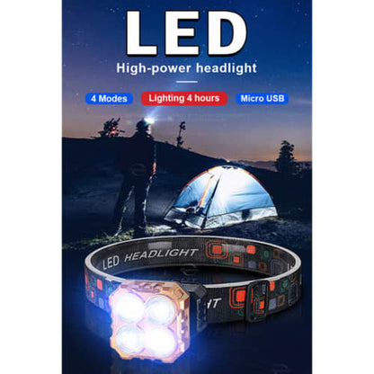 FA-208-4 Rechargeable 4 LED Headlamp