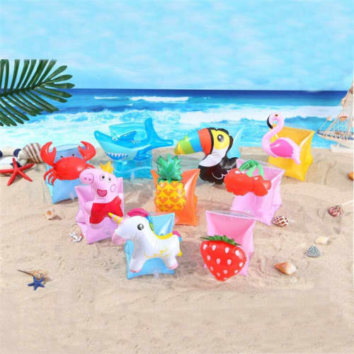 Kids Swimming Arm Circle Safety Shape Inflatable Arm Pool Toys