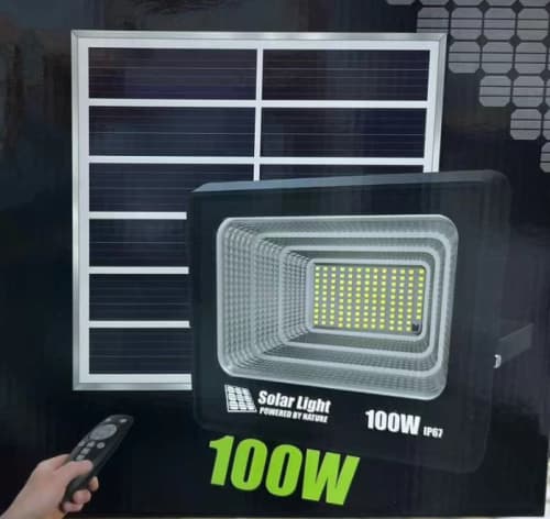 100W solar flood light