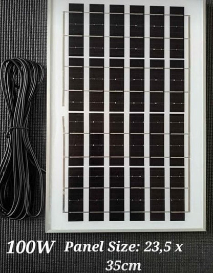 100W solar flood light