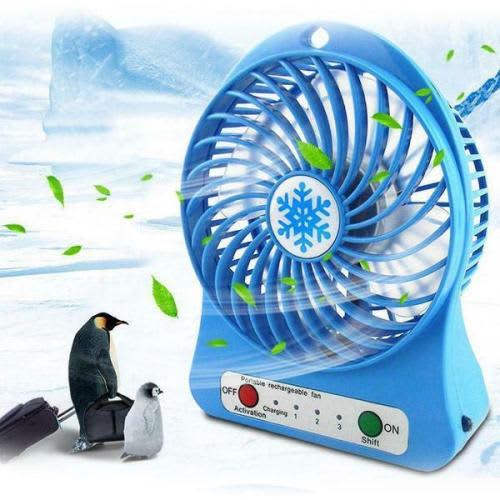 Portable Rechargeable 1200Mah Mini Fan