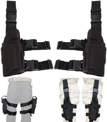 Left and Right Hand Adjustable Universal Waterproof Pistol/Stock Fixed Leg Thigh Holster Pocket Hold