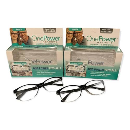 Auto-Adjusting Optical Glasses Power Range 0.5X to 2.5X