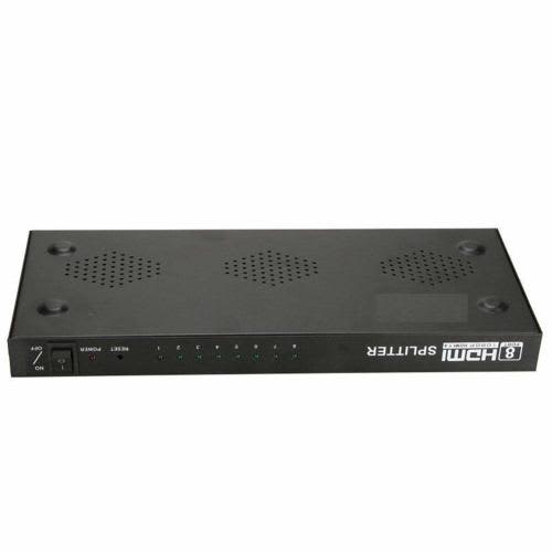 8-Port HDMI Audio Video Output 8-Way Output Distribution Repeater Amplifier Distribution Box