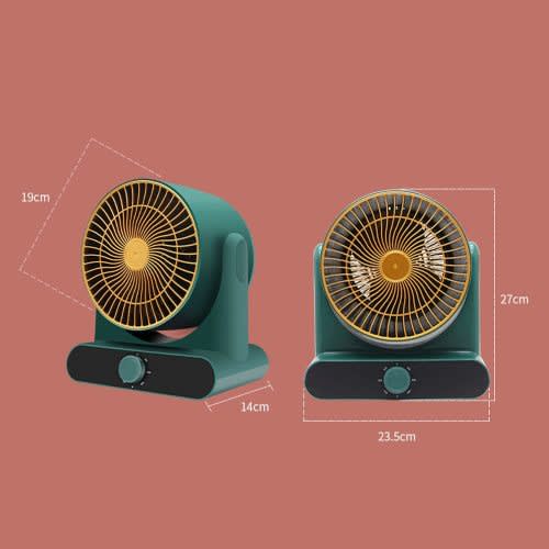 Small heater, portable heating fan, heater in cooling and heating mode, 3 seconds fast heating