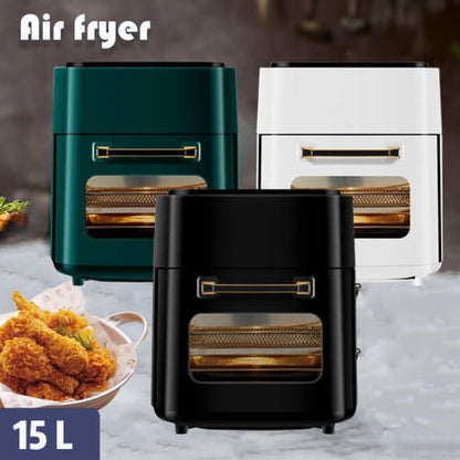 15L Air Fryer Kitchen Couture Multifunctional 1400W LCD One Touch Display