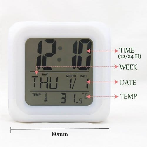 luminous alarm clock